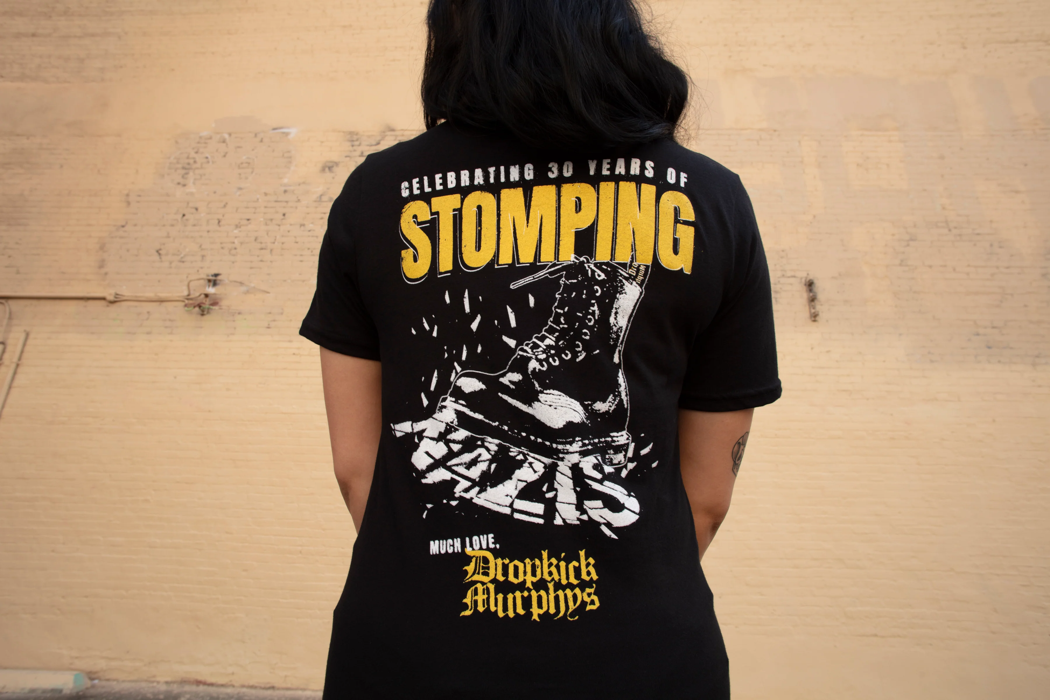 30 Years Of Stomping Nazis T-Shirt (Black) - Image 2