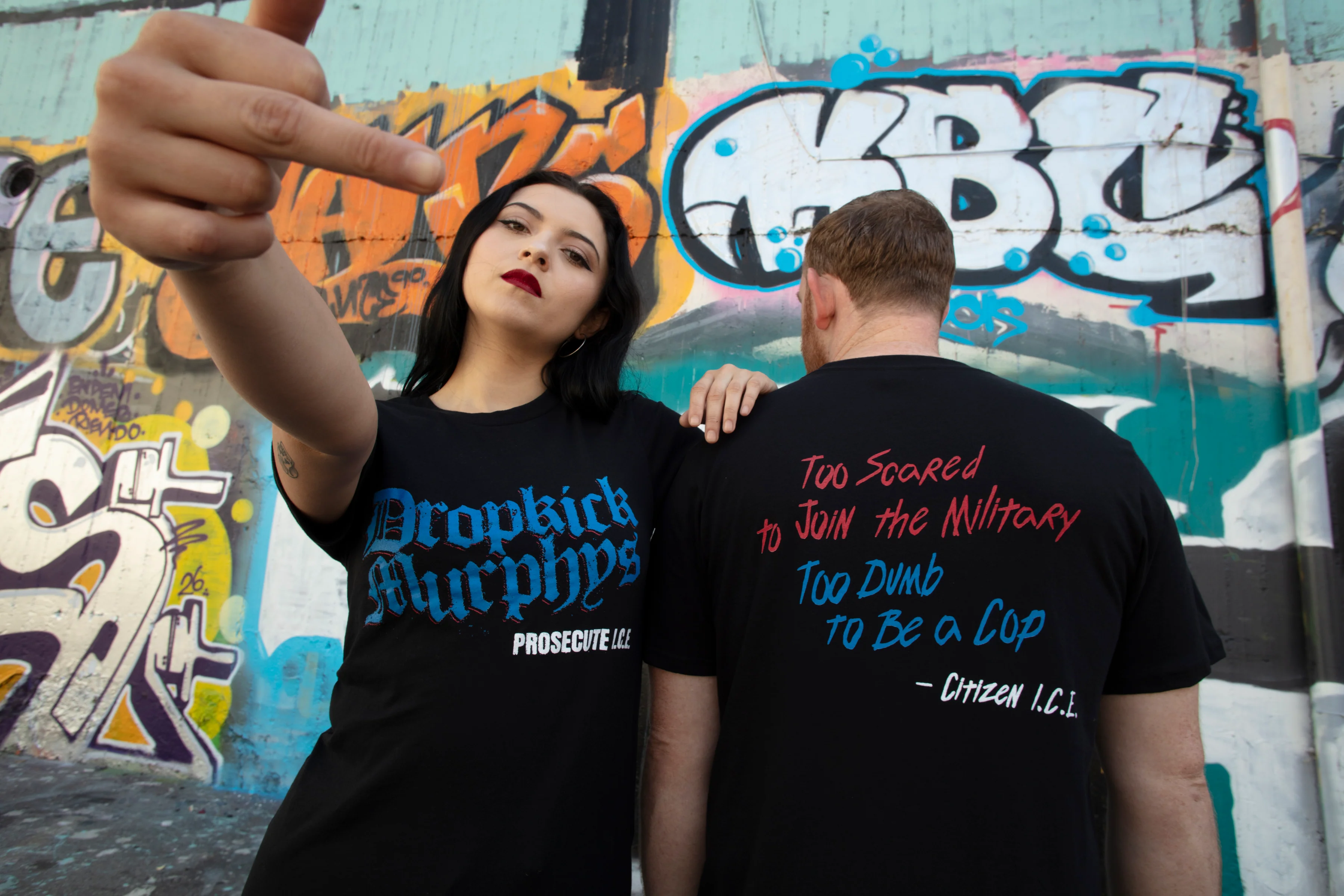 Citizen I.C.E Lyric T-Shirt (Black) - Image 2