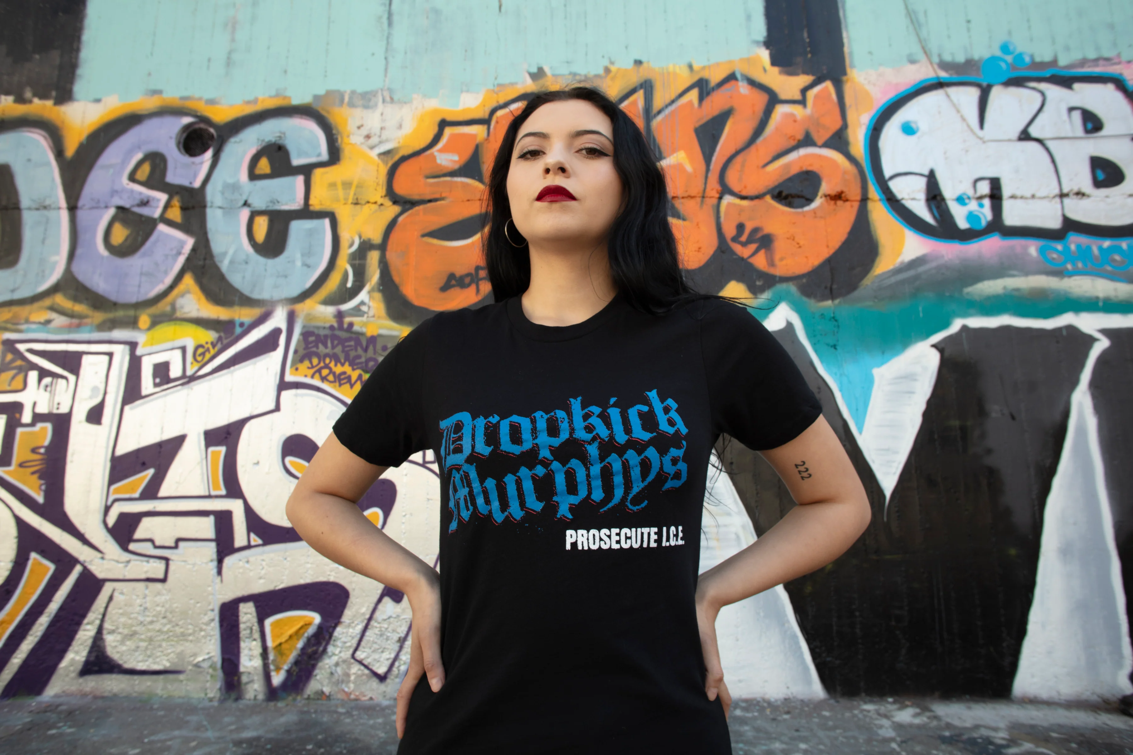 Citizen I.C.E Lyric T-Shirt (Black) - Image 3