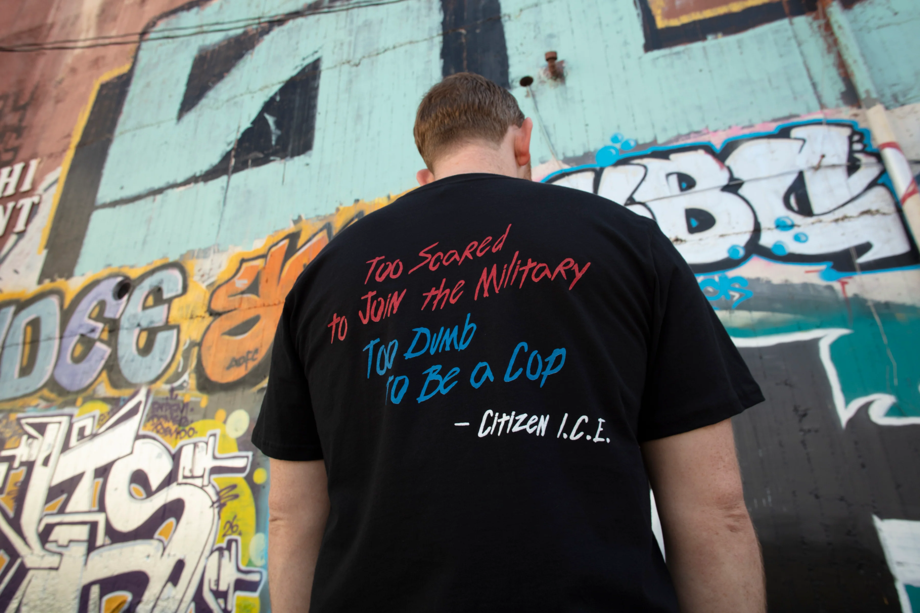 Citizen I.C.E Lyric T-Shirt (Black) - Image 4