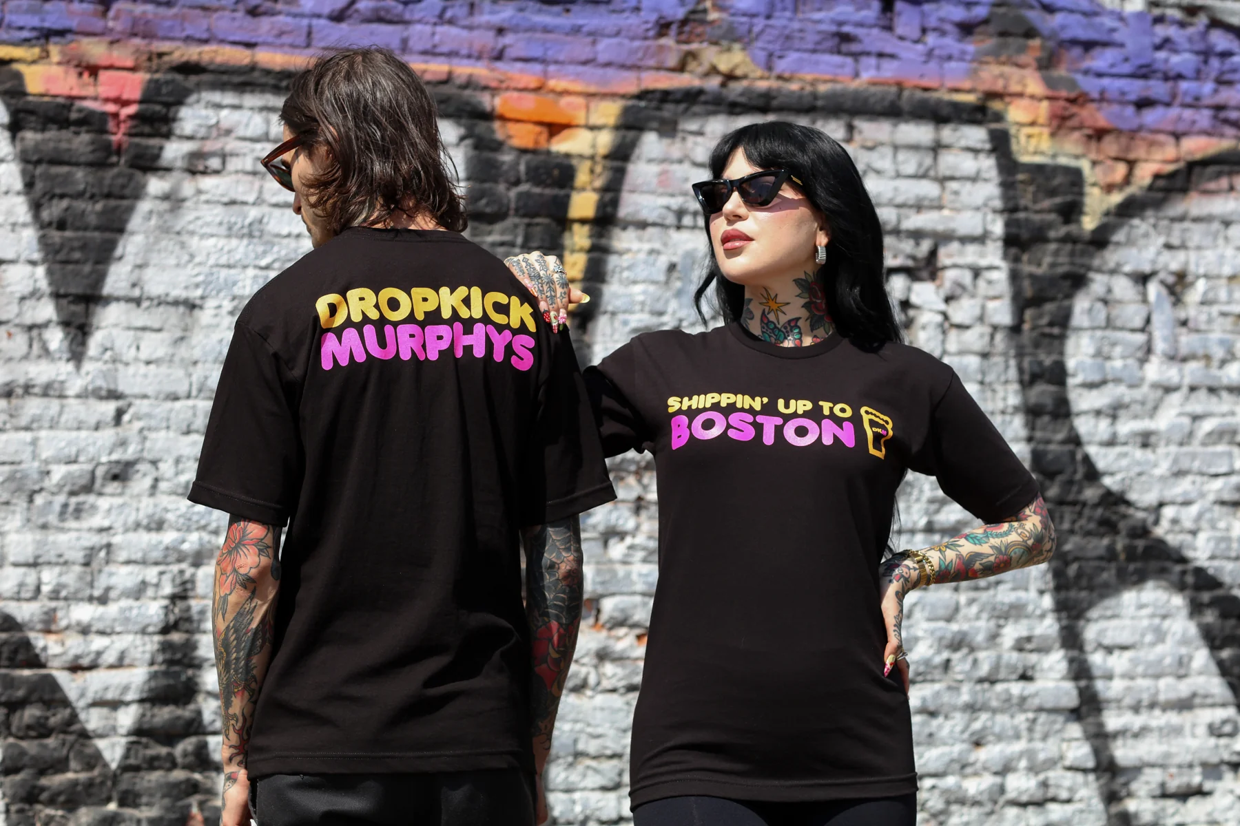 Dunkin' Up To Boston T-Shirt (Black) - Image 2