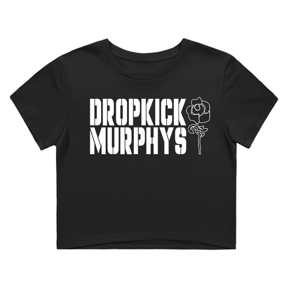 For The People Women's Crop T-Shirt (Black)