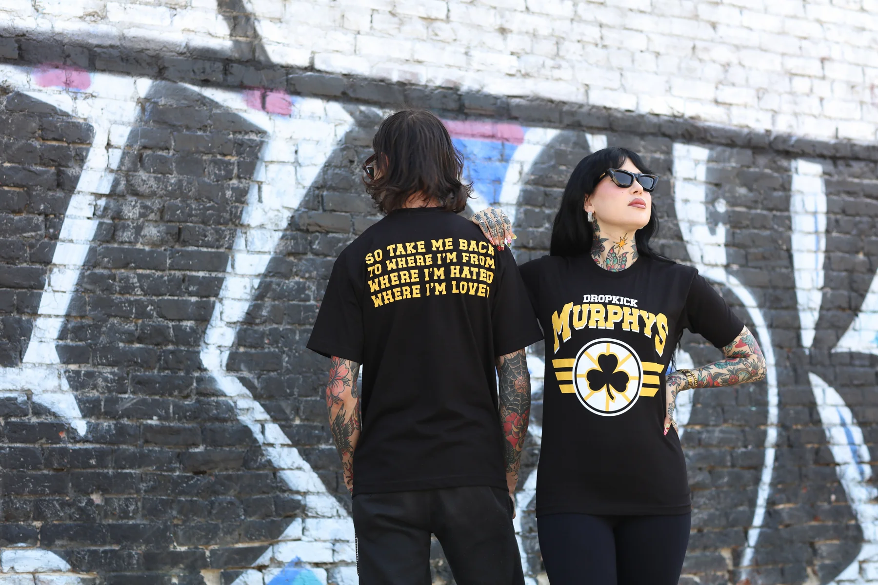 Shamrock Bruins T-Shirt (Black) - Image 2