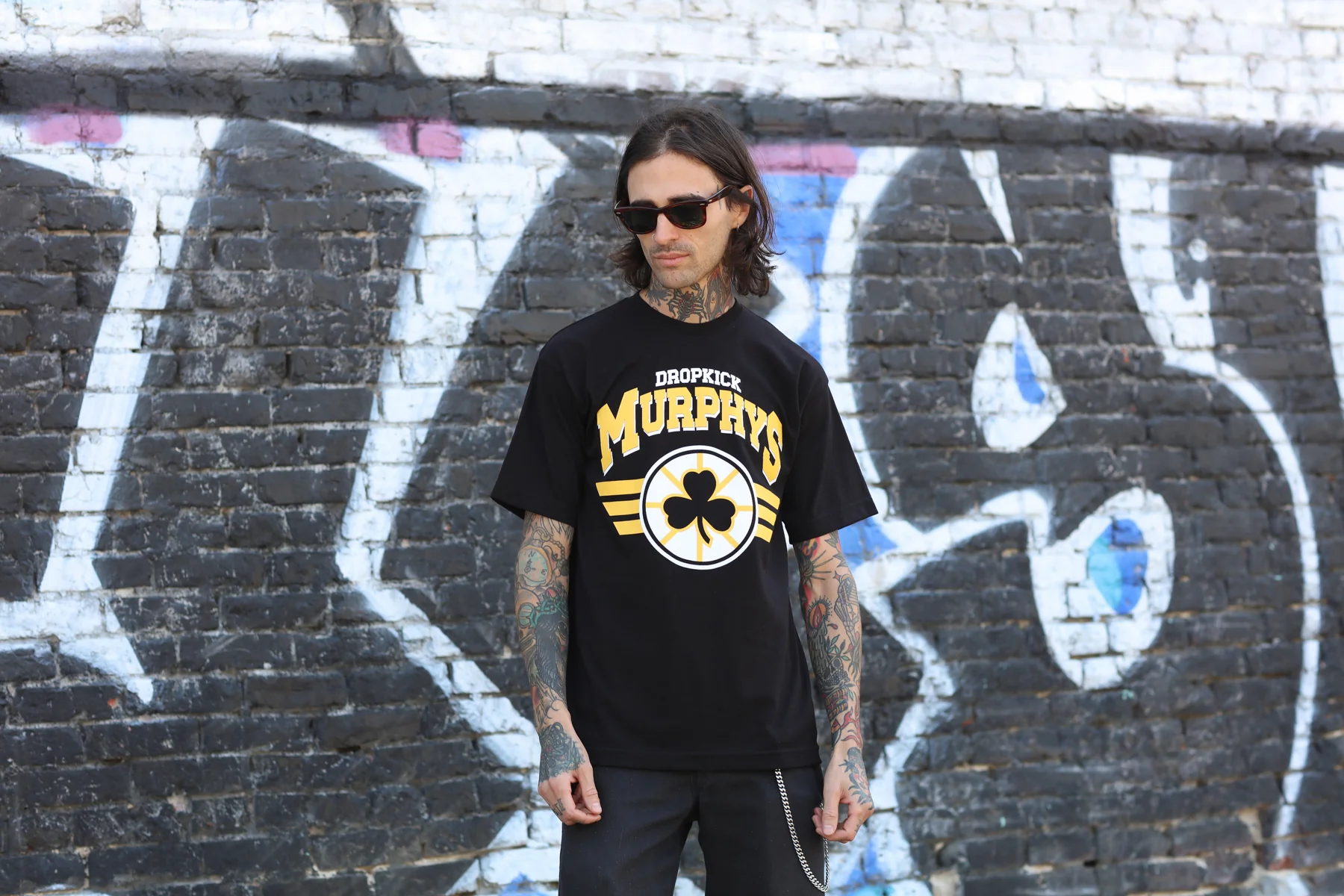 Shamrock Bruins T-Shirt (Black) - Image 3