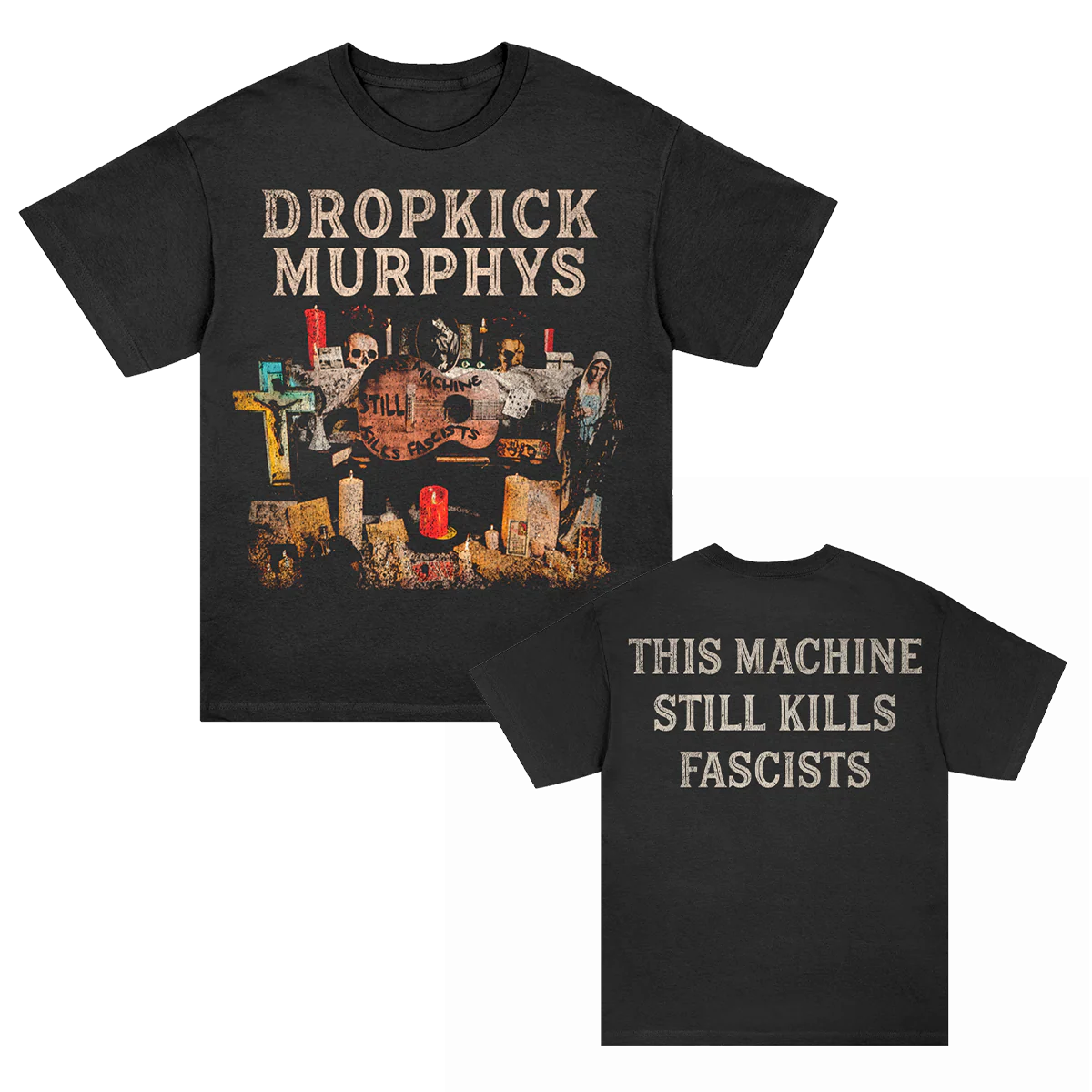 This Machine Still Kills Fascists Cover Redux 2025 T-Shirt (Black)