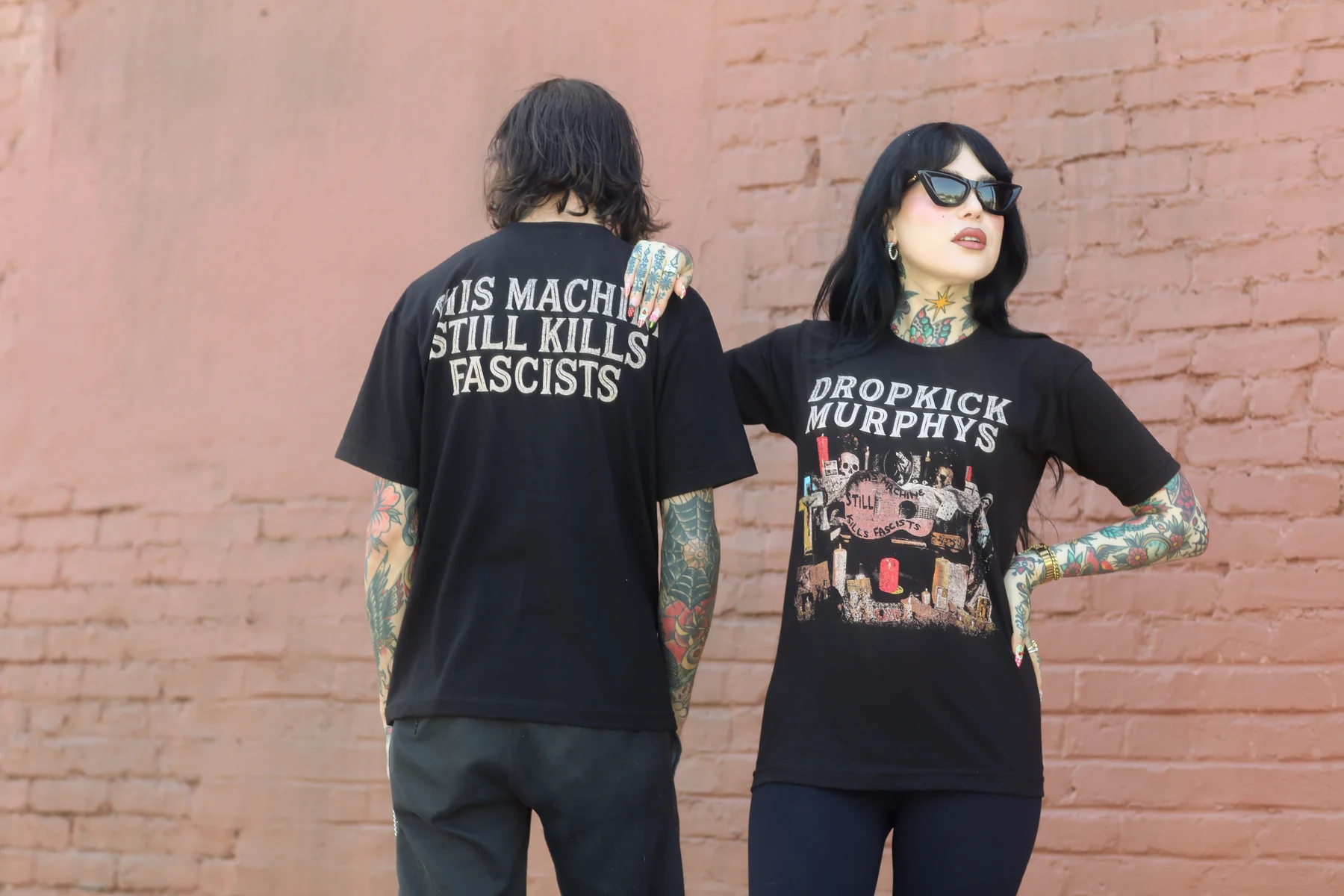 This Machine Still Kills Fascists Cover Redux 2025 T-Shirt (Black) - Image 2
