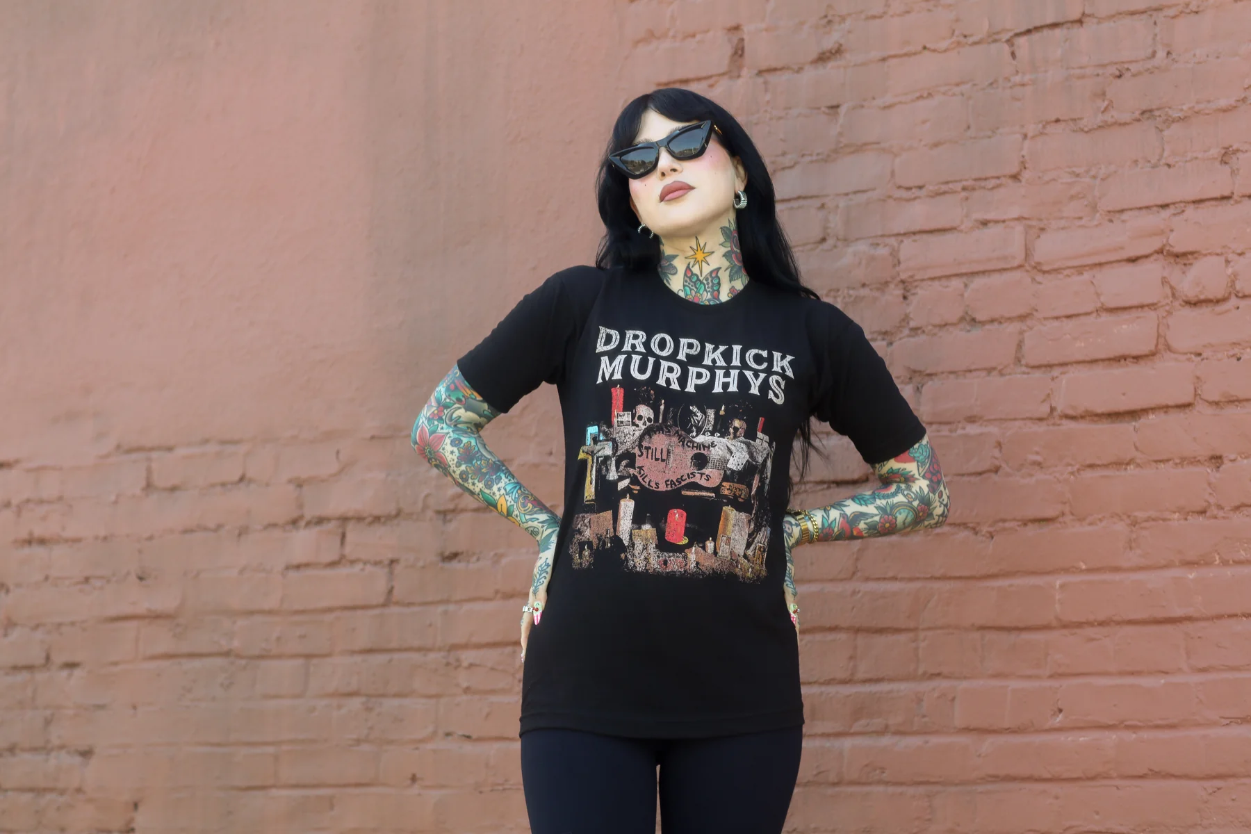 This Machine Still Kills Fascists Cover Redux 2025 T-Shirt (Black) - Image 3