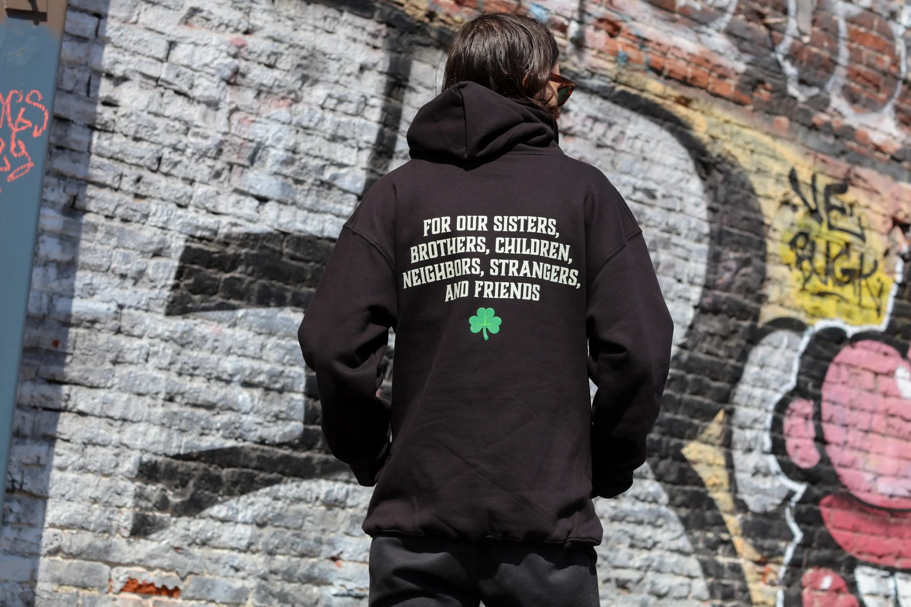 Tiger Lyric Pullover Hoodie (Black) - Image 5