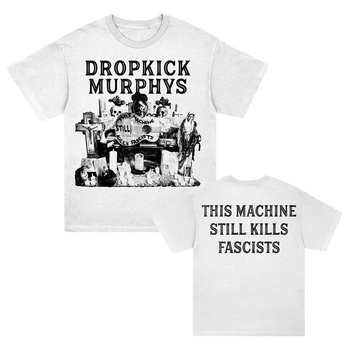 This Machine Still Kills Fascists Cover Redux 2025 T-Shirt (White)