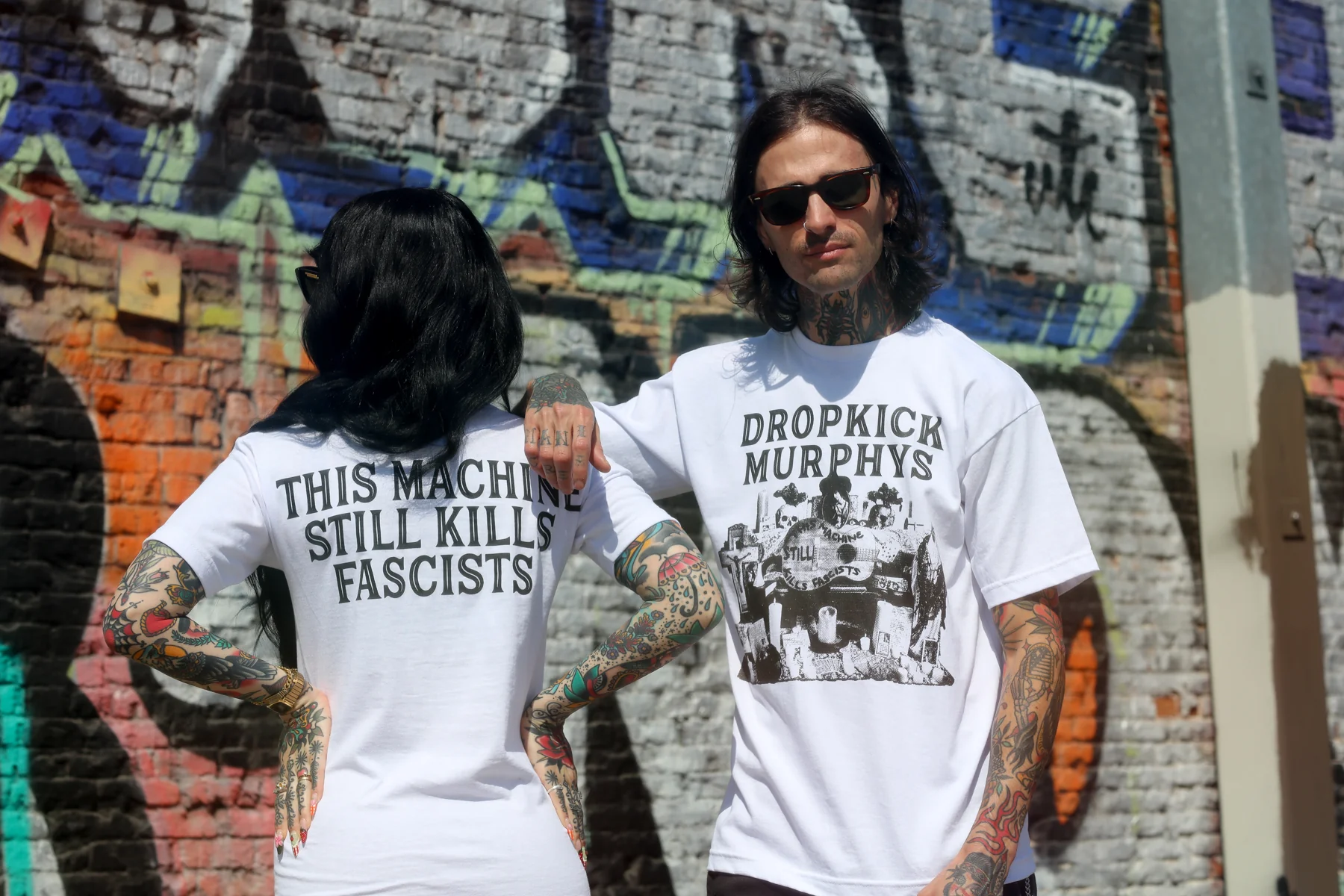 This Machine Still Kills Fascists Cover Redux 2025 T-Shirt (White) - Image 2