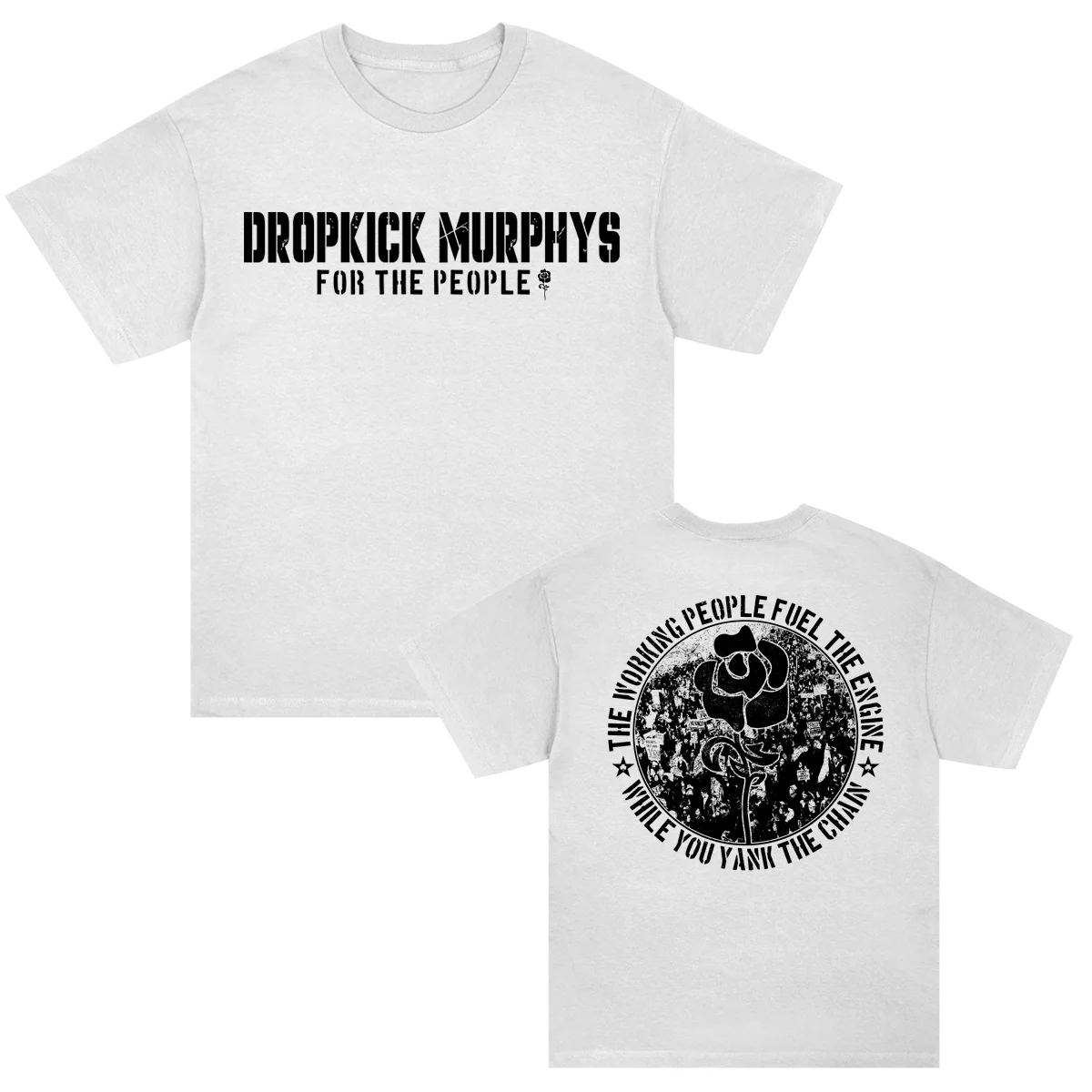 Yank The Chain T-Shirt (White)