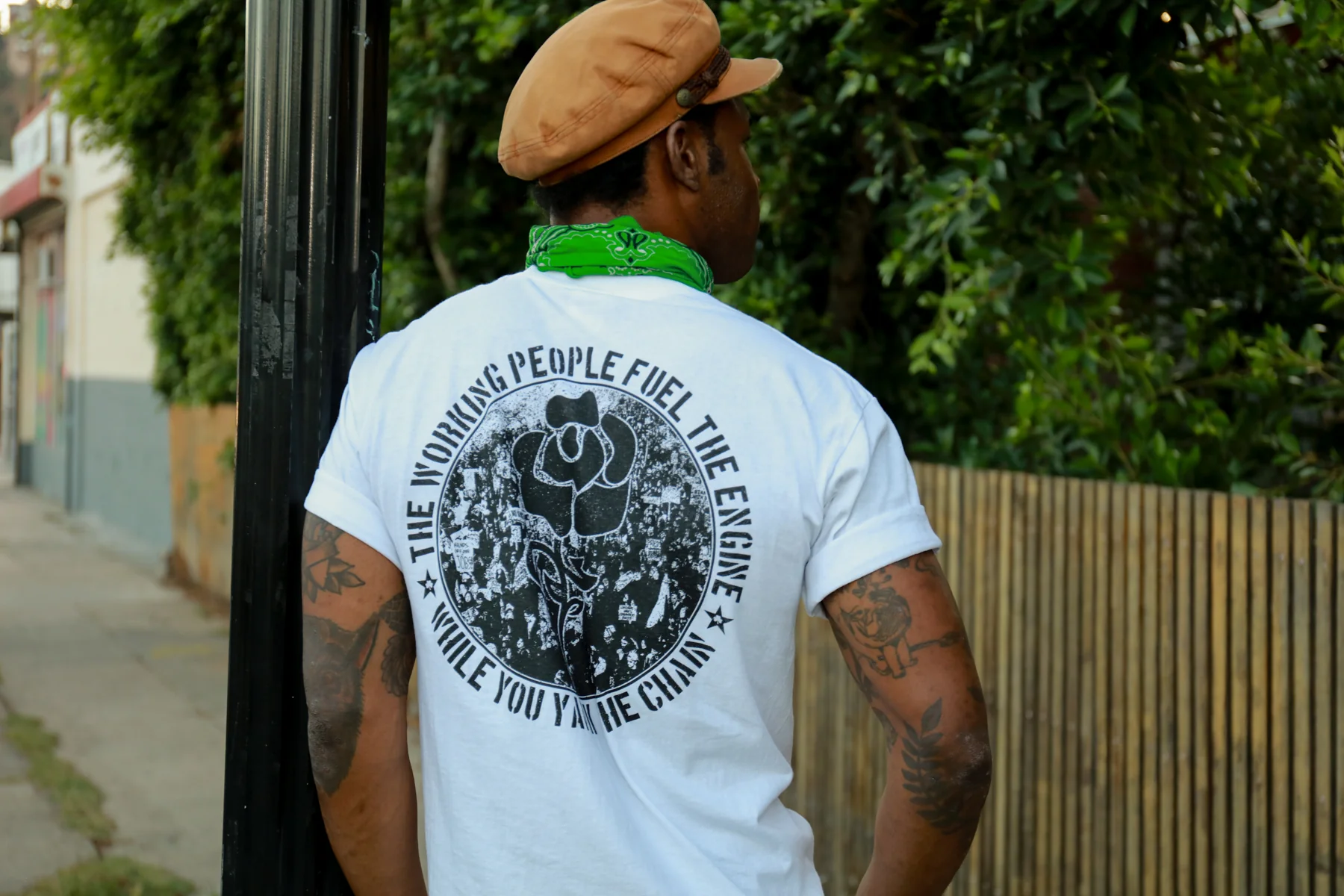 Yank The Chain T-Shirt (White) - Image 5